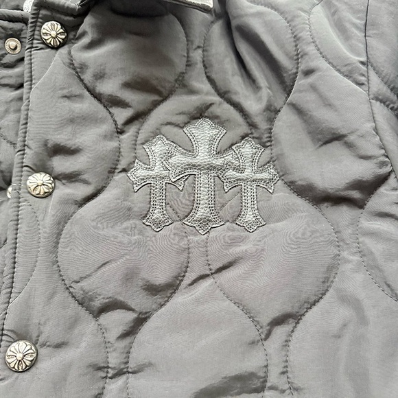 Chrome Hearts Black Quilted Jacket - Picture 2 of 9
